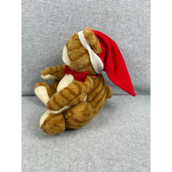 Vintage Applause Cat Kitty Kringles Plush Stuffed Animal 10" 1993 Christmas - Picture 2 of 4